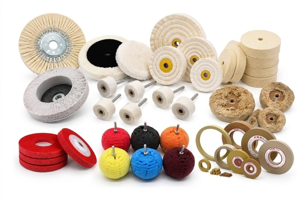 SUPERGRINDTECH professional polishing and buffing wheels for metal finishing